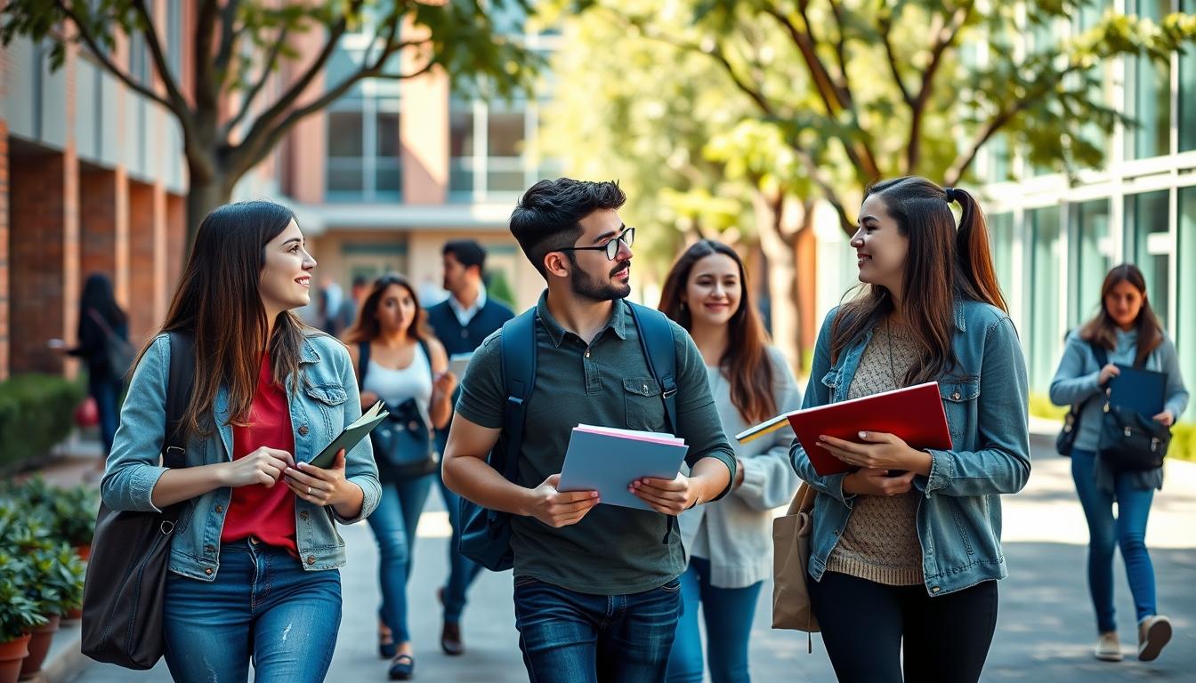Structured study materials and learning resources on a desk